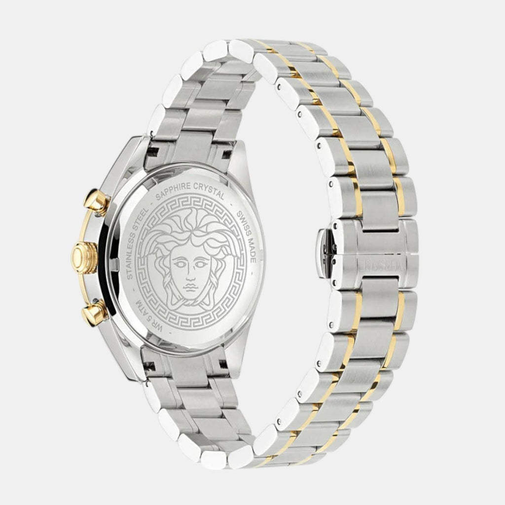 V-Code Unisex Quartz Green Dial Chronograph Stainless Steel Watch VE0CA0324