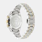 V-Code Unisex Quartz Green Dial Chronograph Stainless Steel Watch VE0CA0324