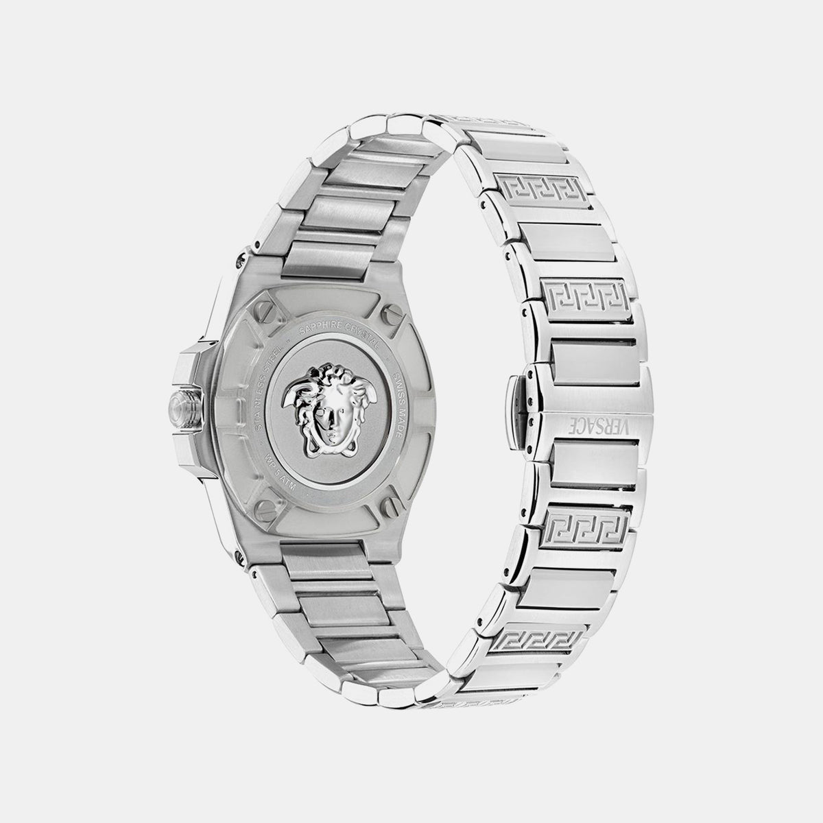 Greca Reaction Women Quartz Blue Dial Analog Stainless Steel Watch VE0D00325