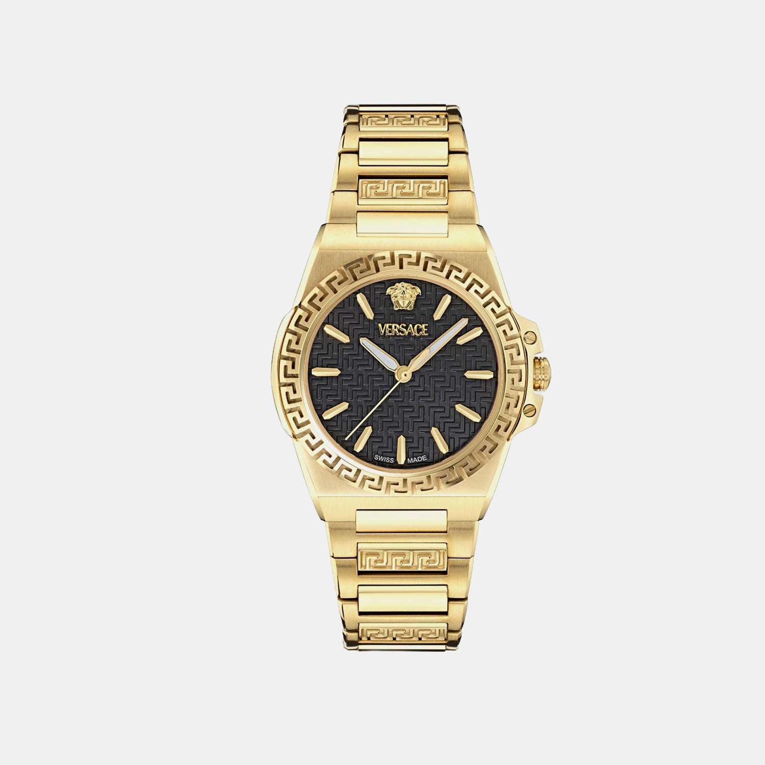 Women Quartz Black Dial Analog Stainless Steel Watch VE0D00525