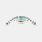 Women Quartz Light Blue Dial Analog Stainless Steel Watch VE0E00225