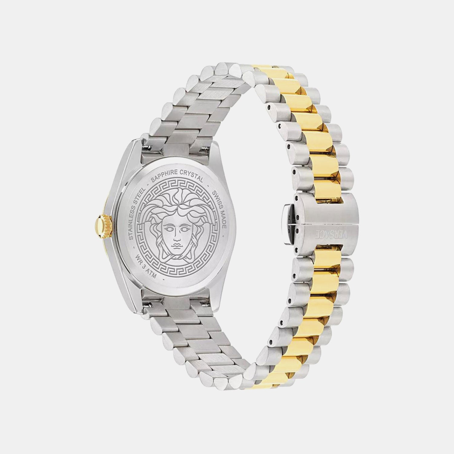 Women Quartz Green Dial Analog Stainless Steel Watch VE0E00425