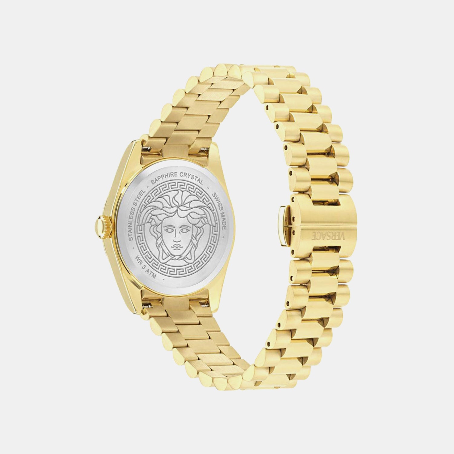 Men Quartz Black Dial Analog Stainless Steel Watch VE0E00625