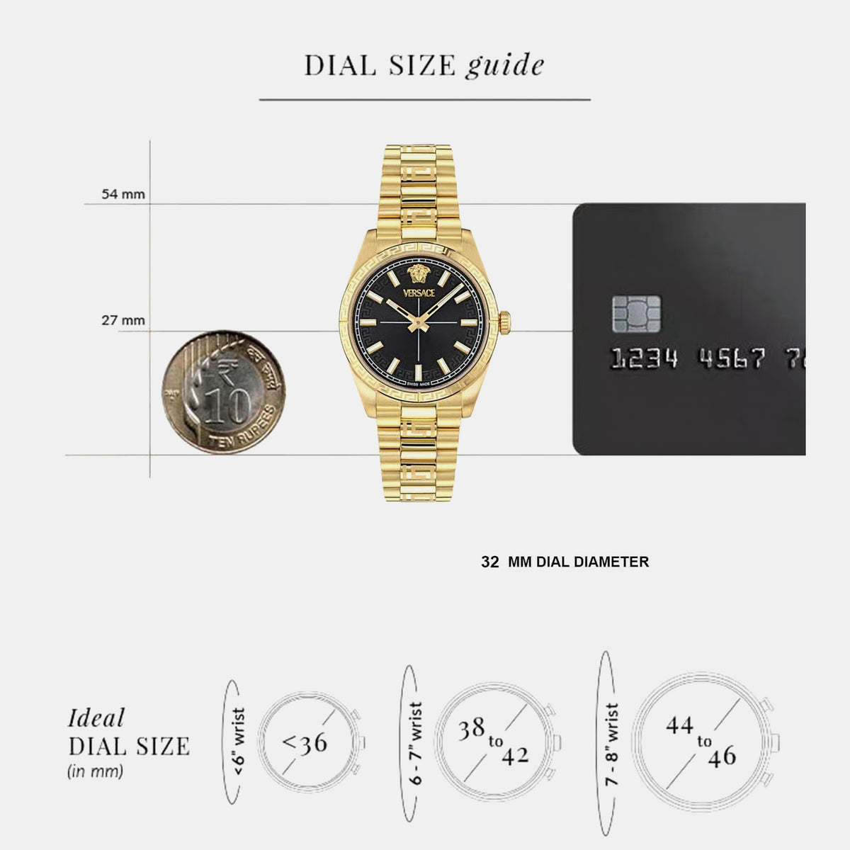 Ver.Millenium L.(Wc-0E) Men Quartz Black Dial Analog Stainless Steel Watch VE0E00625