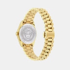Women Quartz Green Dial Analog Stainless Steel Watch VE0E01025