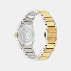 Men Quartz Blue Dial Analog Stainless Steel Watch VE0F00325