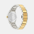 V-Auria Men Quartz Green Dial Analog Stainless Steel Watch VE0F00425