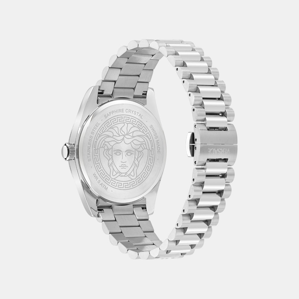 Millenyium Men Quartz Blue Dial Analog Stainless Steel Watch VE0G00325