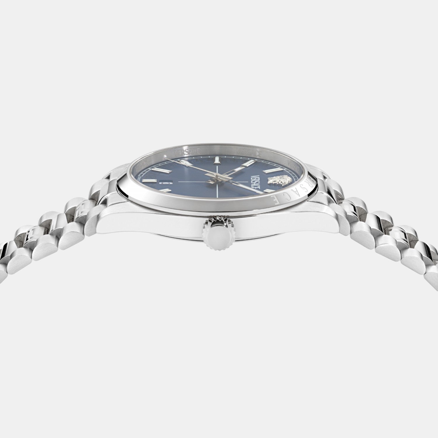 Millenyium Men Quartz Blue Dial Analog Stainless Steel Watch VE0G00325