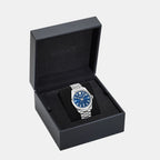 Millenyium Men Quartz Blue Dial Analog Stainless Steel Watch VE0G00325