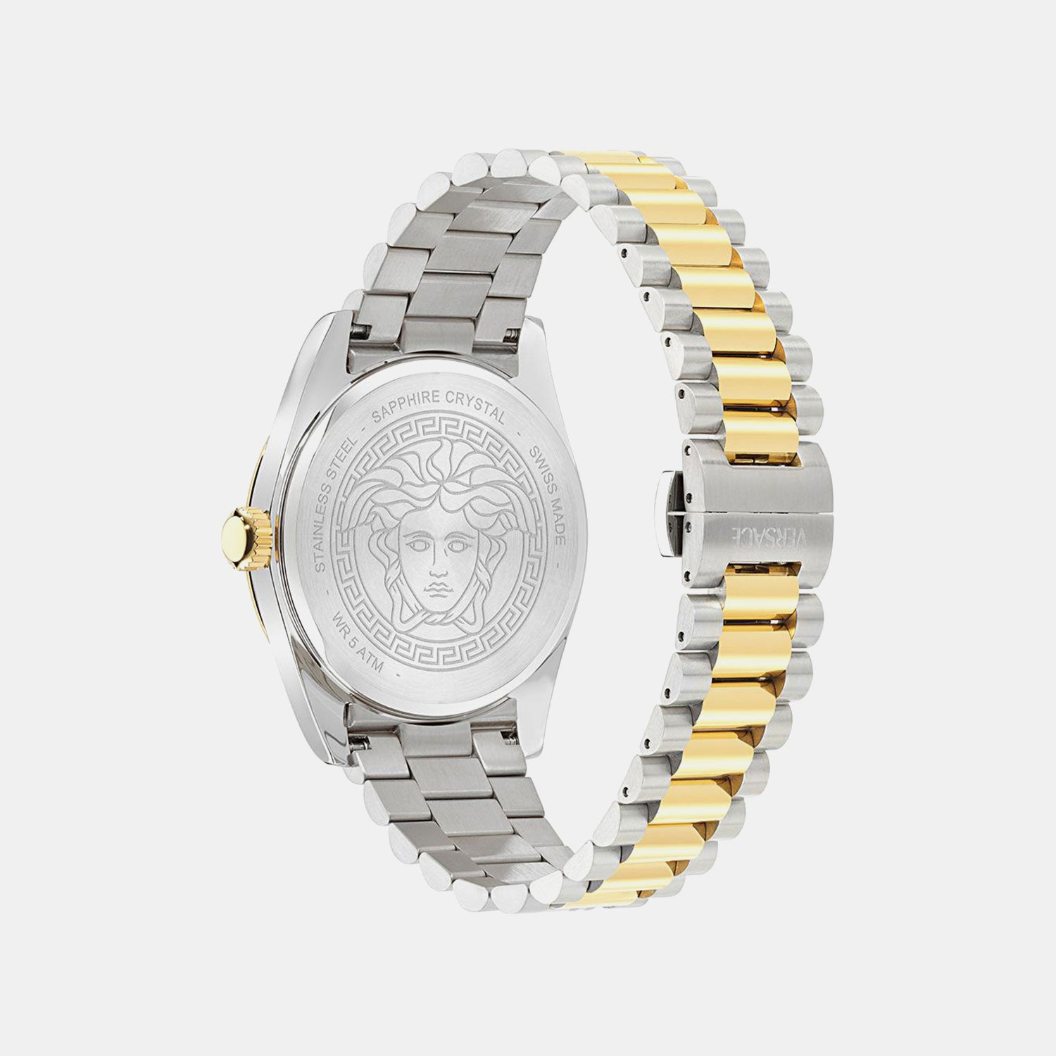 Men Quartz Green Dial Analog Stainless Steel Watch VE0G00425