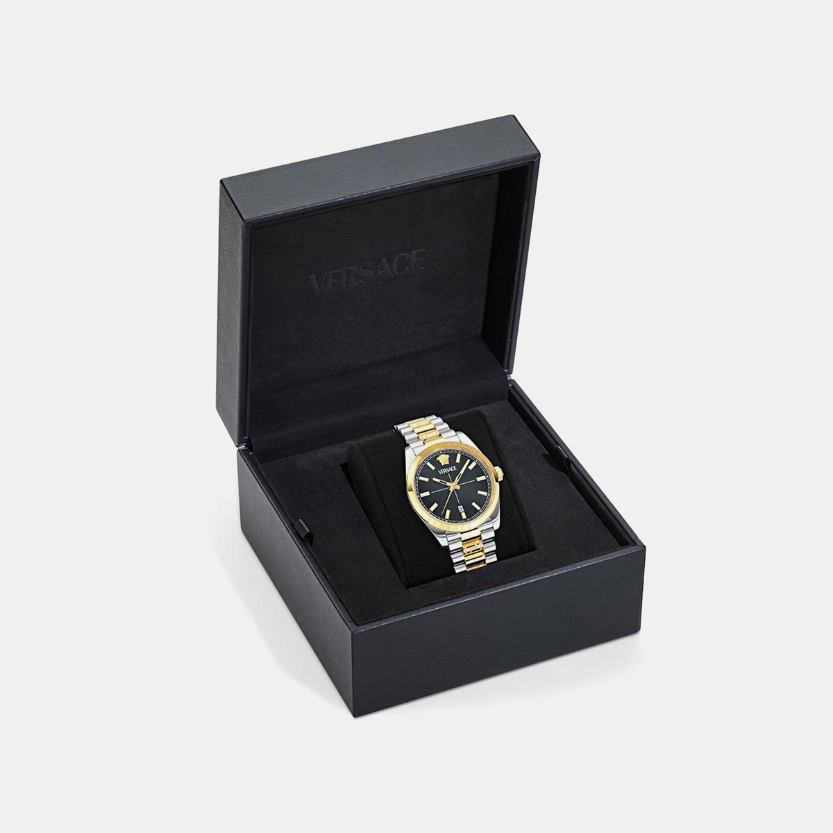 Ver.Millenium G.(Wc-0G) Men Quartz Black Dial Analog Stainless Steel Watch VE0G00525