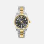Millenium Men Quartz Black Dial Analog Stainless Steel Watch VE0G00825