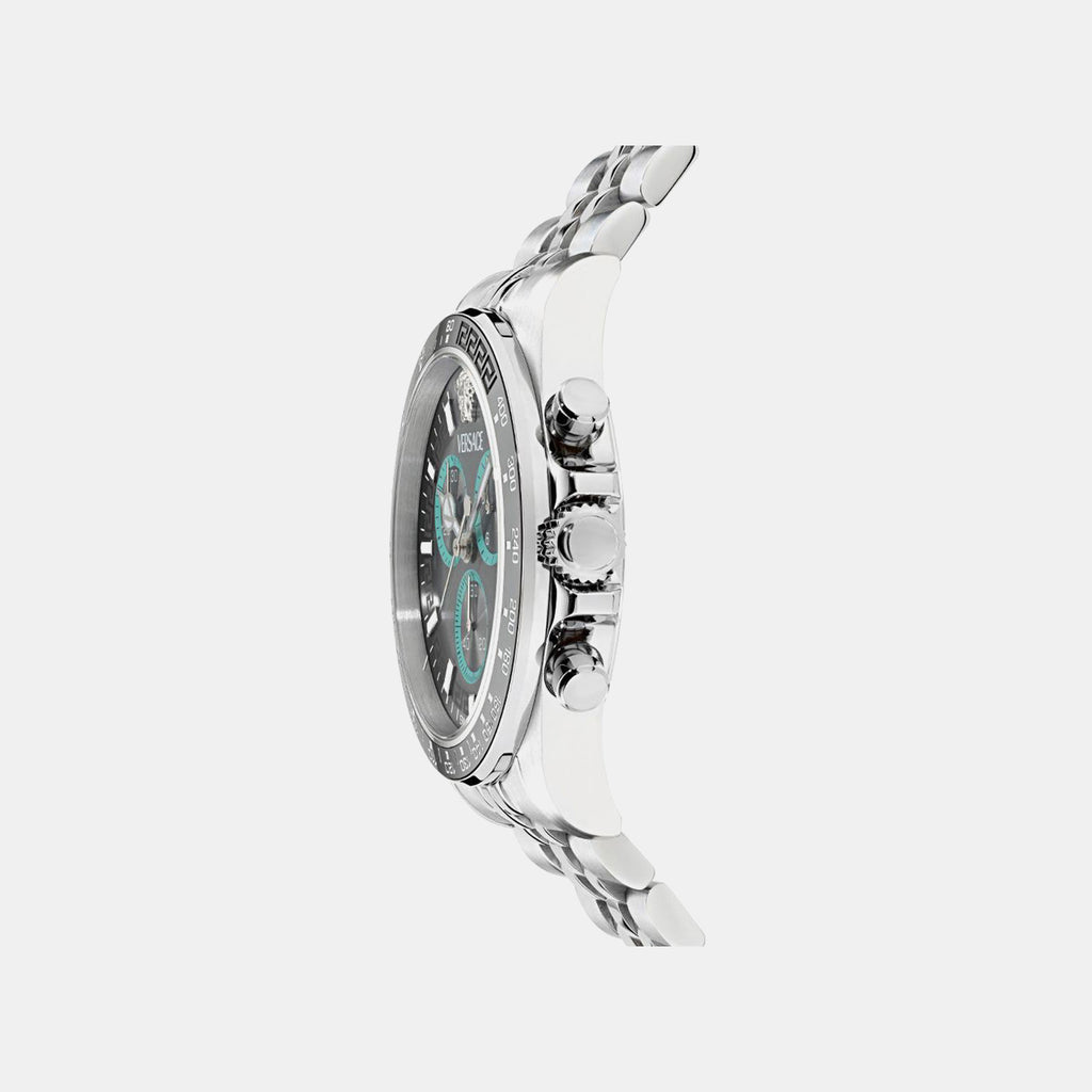 Men Quartz Grey Dial Chronograph Stainless Steel Watch VE0H00325