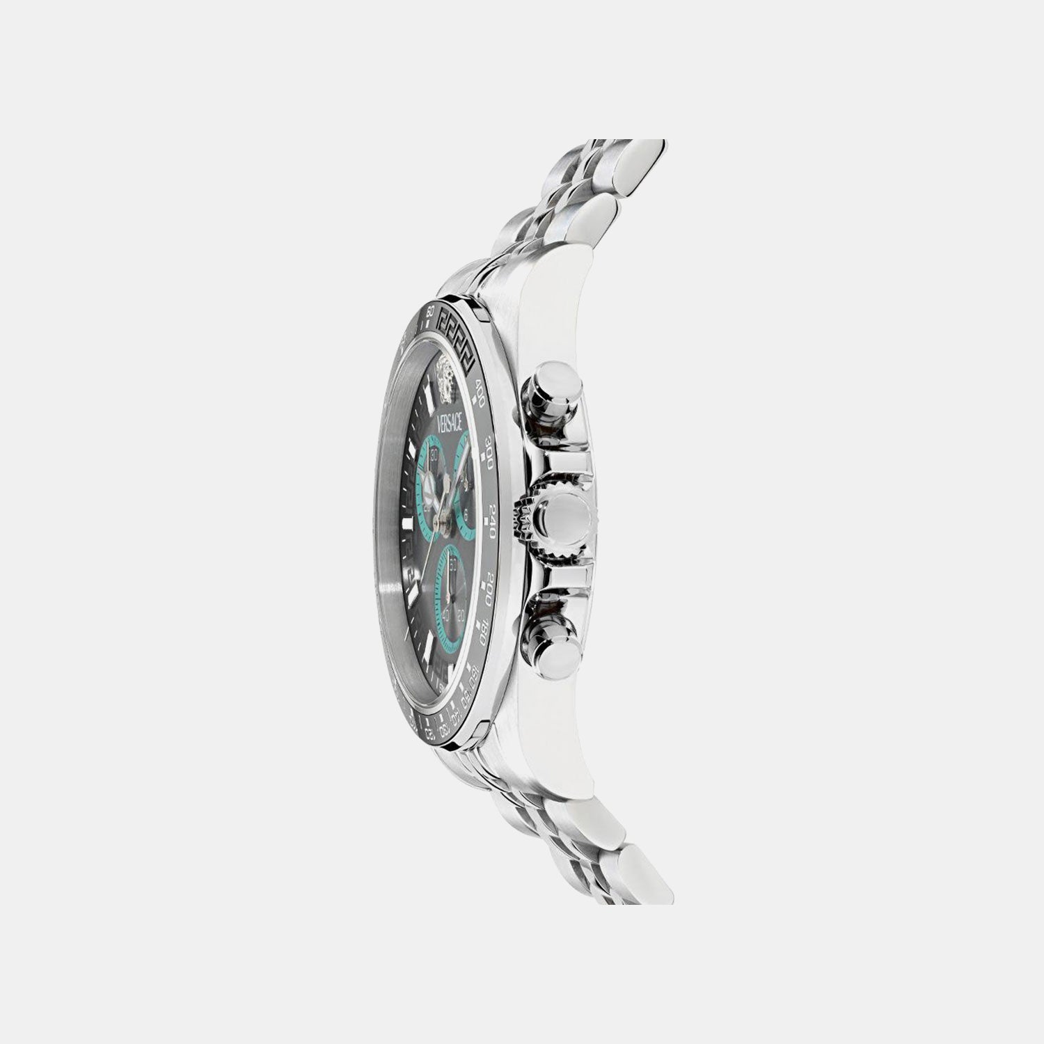 Men Quartz Grey Dial Chronograph Stainless Steel Watch VE0H00325