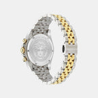 Men Quartz Green Dial Chronograph Stainless Steel Watch VE0H00425