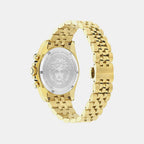 Men Quartz Black Dial Chronograph Stainless Steel Watch VE0H00525