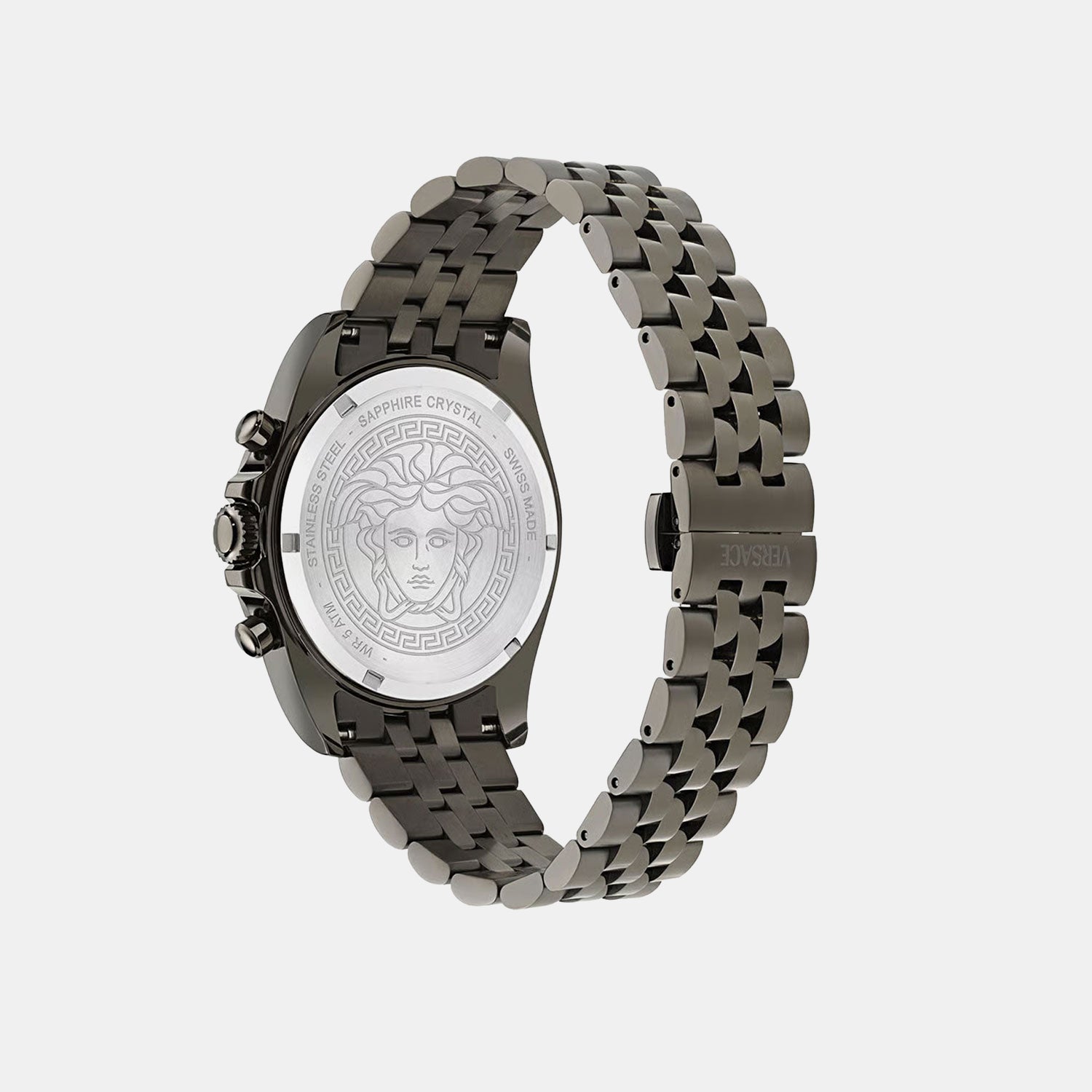 Men Quartz Blue Dial Chronograph Stainless Steel Watch VE0H00625