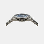 Men Quartz Blue Dial Chronograph Stainless Steel Watch VE0H00625