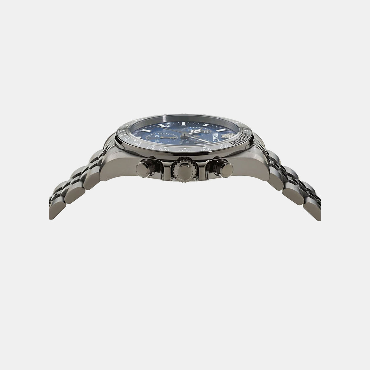 Greca Chr Wave (Wc-0H) Men Quartz Blue Dial Chronograph Stainless Steel Watch VE0H00625