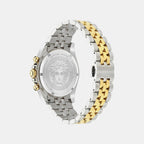 Men Quartz Silver White Dial Chronograph Stainless Steel Watch VE0H00725