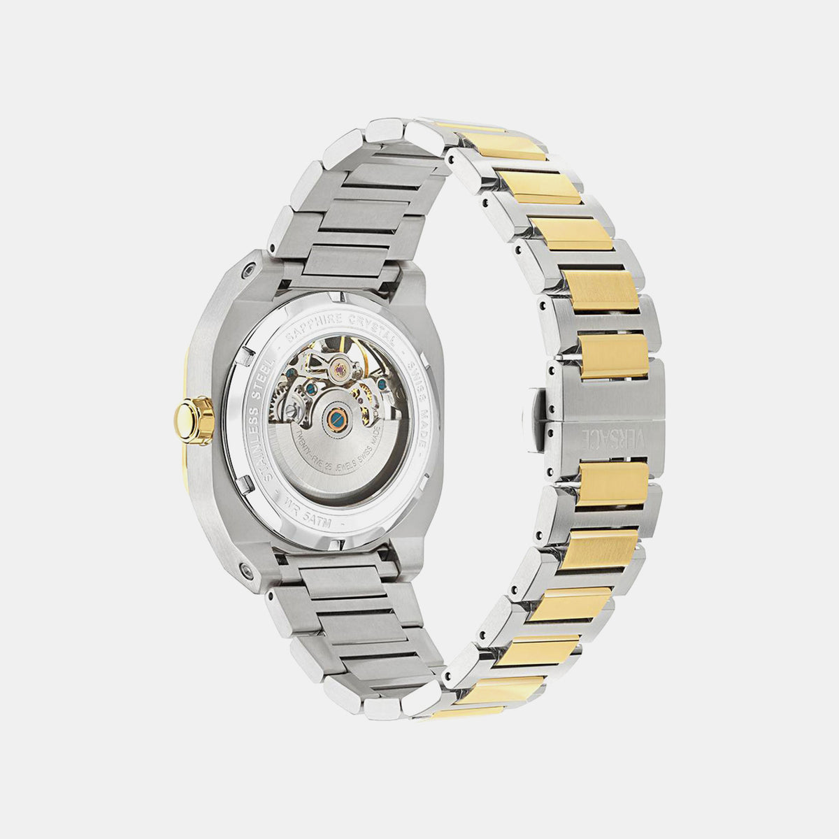 V-Contempo Gmt(Wc-0I) Men Quartz Green Dial Analog Stainless Steel Watch VE0I00325