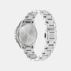 Men Quartz Blue Dial Multi-Function Stainless Steel Watch VE0K00125