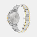 Galaxy Moonphase Men Quartz White Dial Multi-Function Stainless Steel Watch VE0K00225