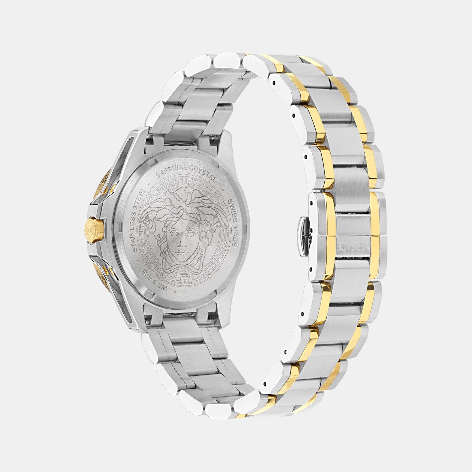 Galaxy Moonphase Men Quartz White Dial Multi-Function Stainless Steel Watch VE0K00225