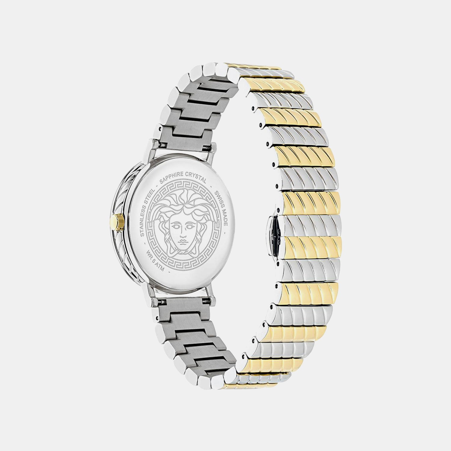 Women Quartz Green Dial Analog Recycled Steel Watch VE0O00225