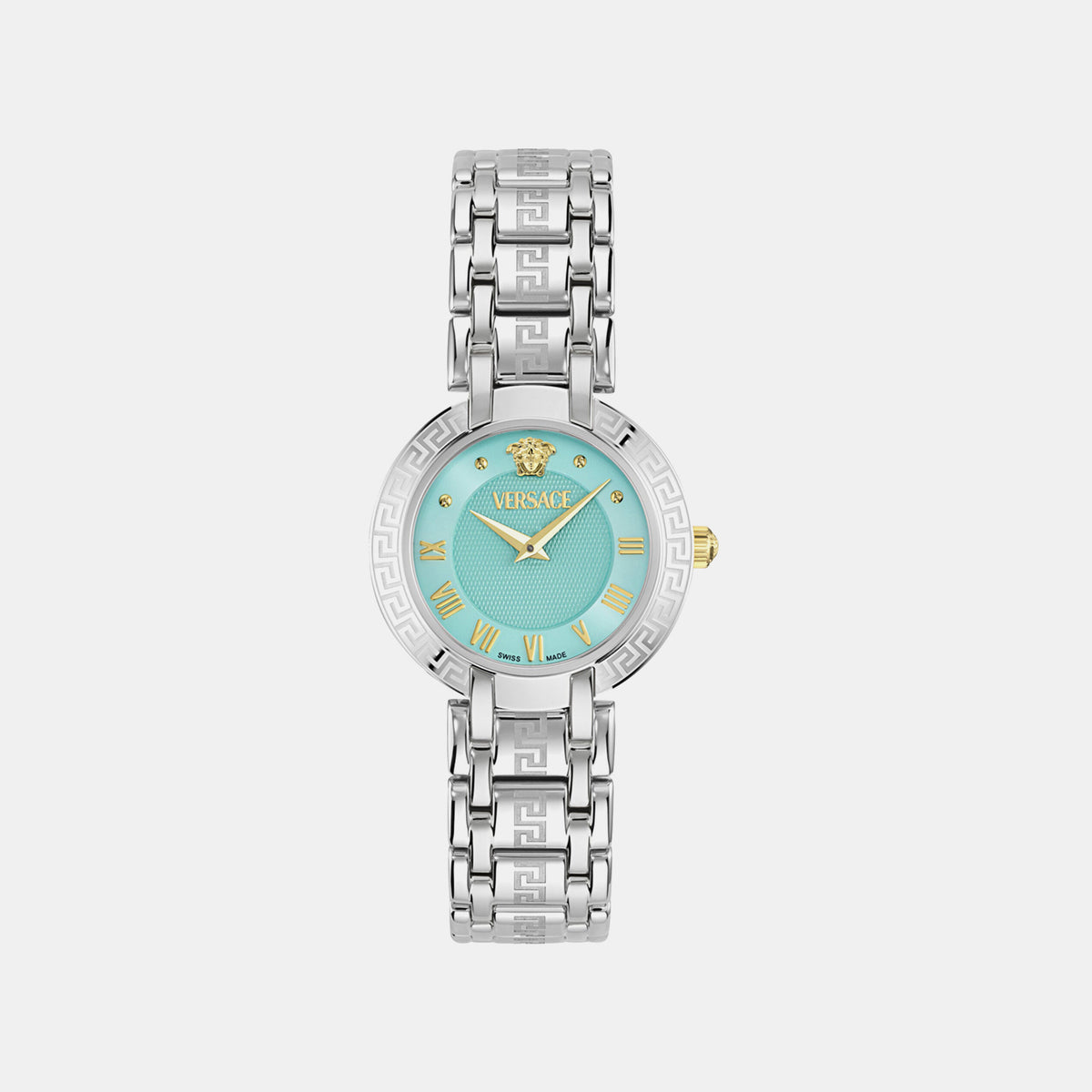 Women Quartz Blue Dial Analog Stainless Steel Watch VE0P00325