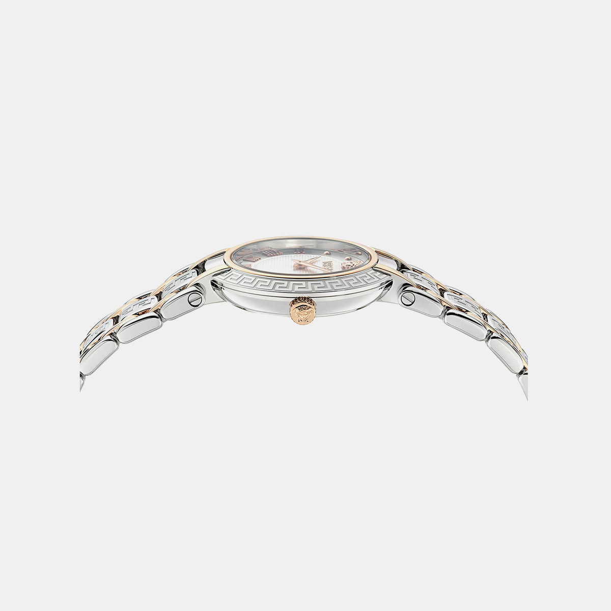 Versace Antlia (Wc-0P) Women Quartz White Dial Analog Stainless Steel Watch VE0P00525