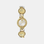 Greca Stud Women Quartz Silver Dial Analog Stainless Steel Watch VE0Q00325