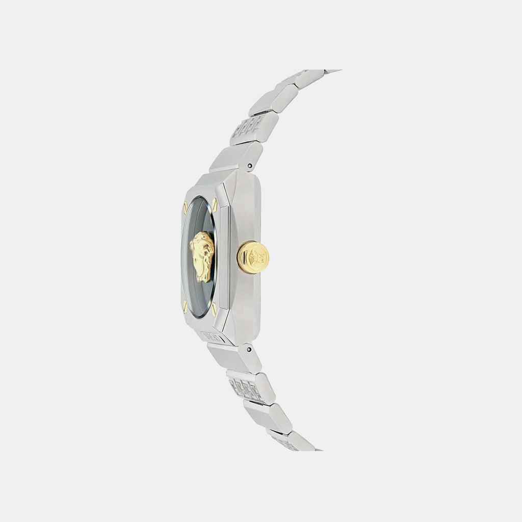 Women Quartz Green Dial Analog Recycled Steel Watch VE0R00425