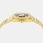Antares Women Quartz Black Dial Analog Stainless Steel Watch VE0R00525