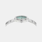 Women Quartz Tiffany Mother Of Pearl Dial Analog Recycled Steel Watch VE0S00225