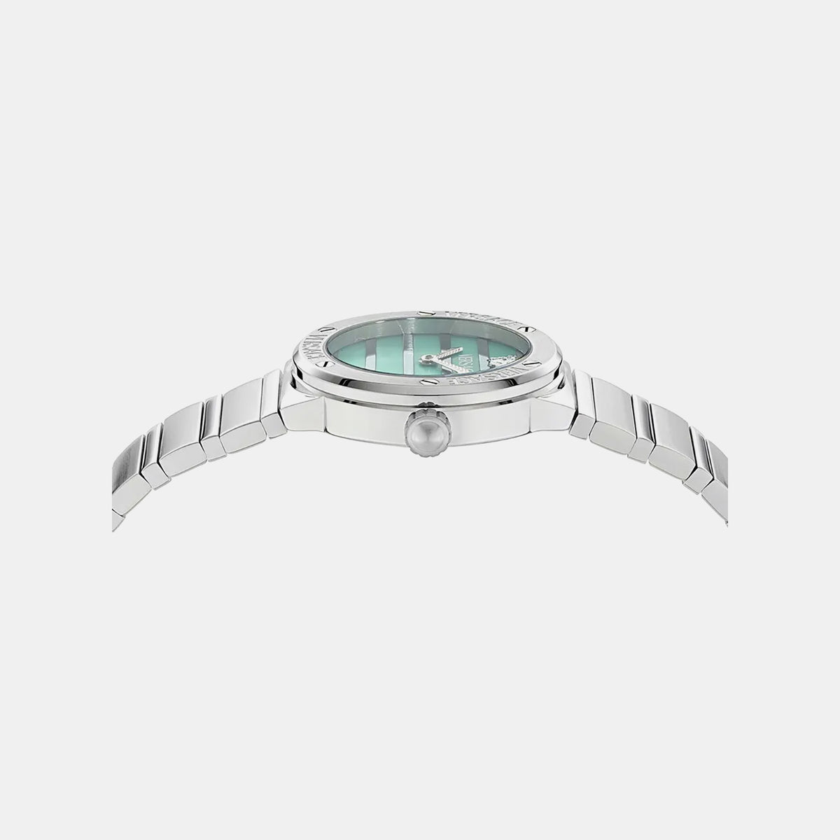 Greca Logo Pearl(Wc-0S) Women Quartz Mother Of Pearl Dial Analog Stainless Steel Watch VE0S00225