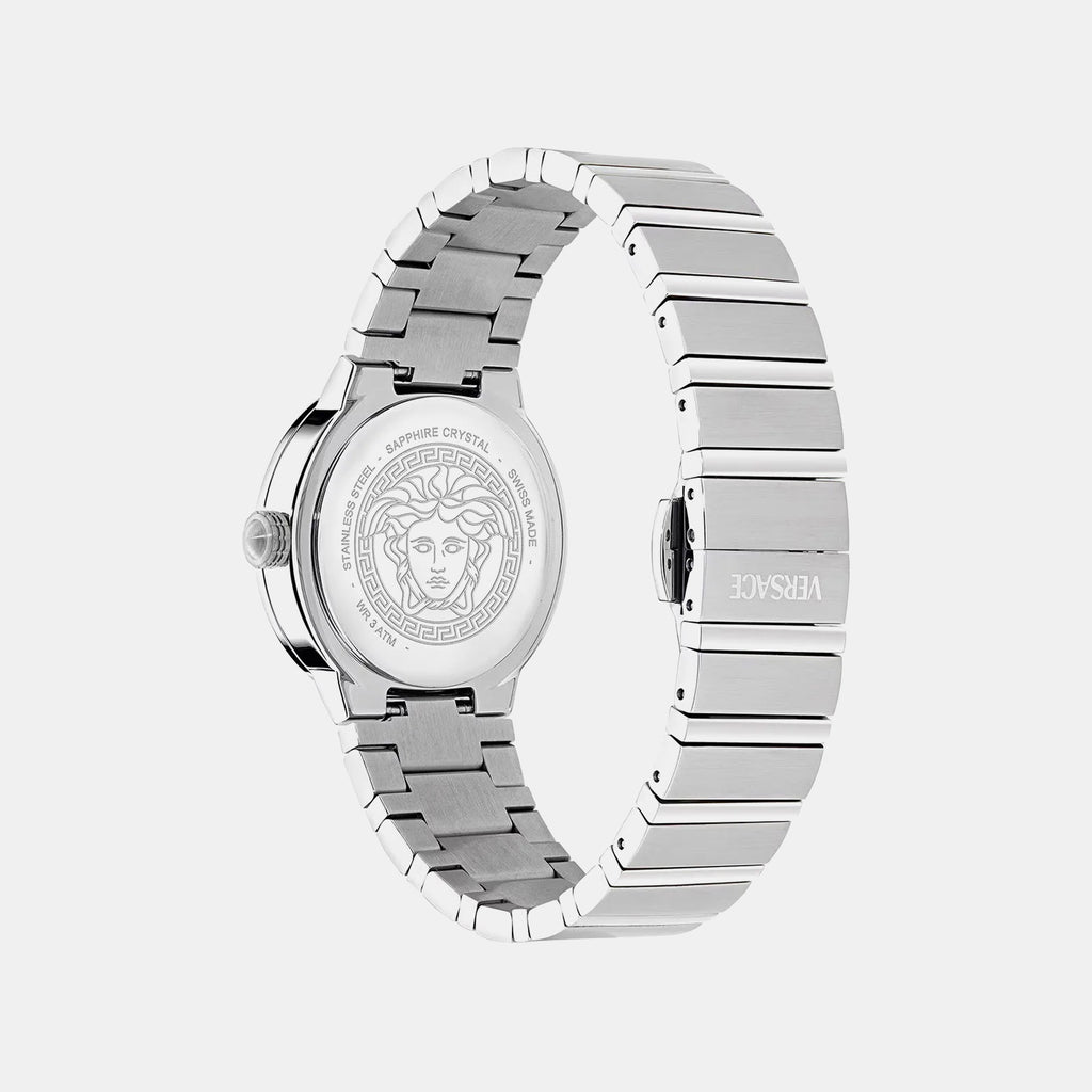 Women Quartz Tiffany Mother Of Pearl Dial Analog Recycled Steel Watch VE0S00225