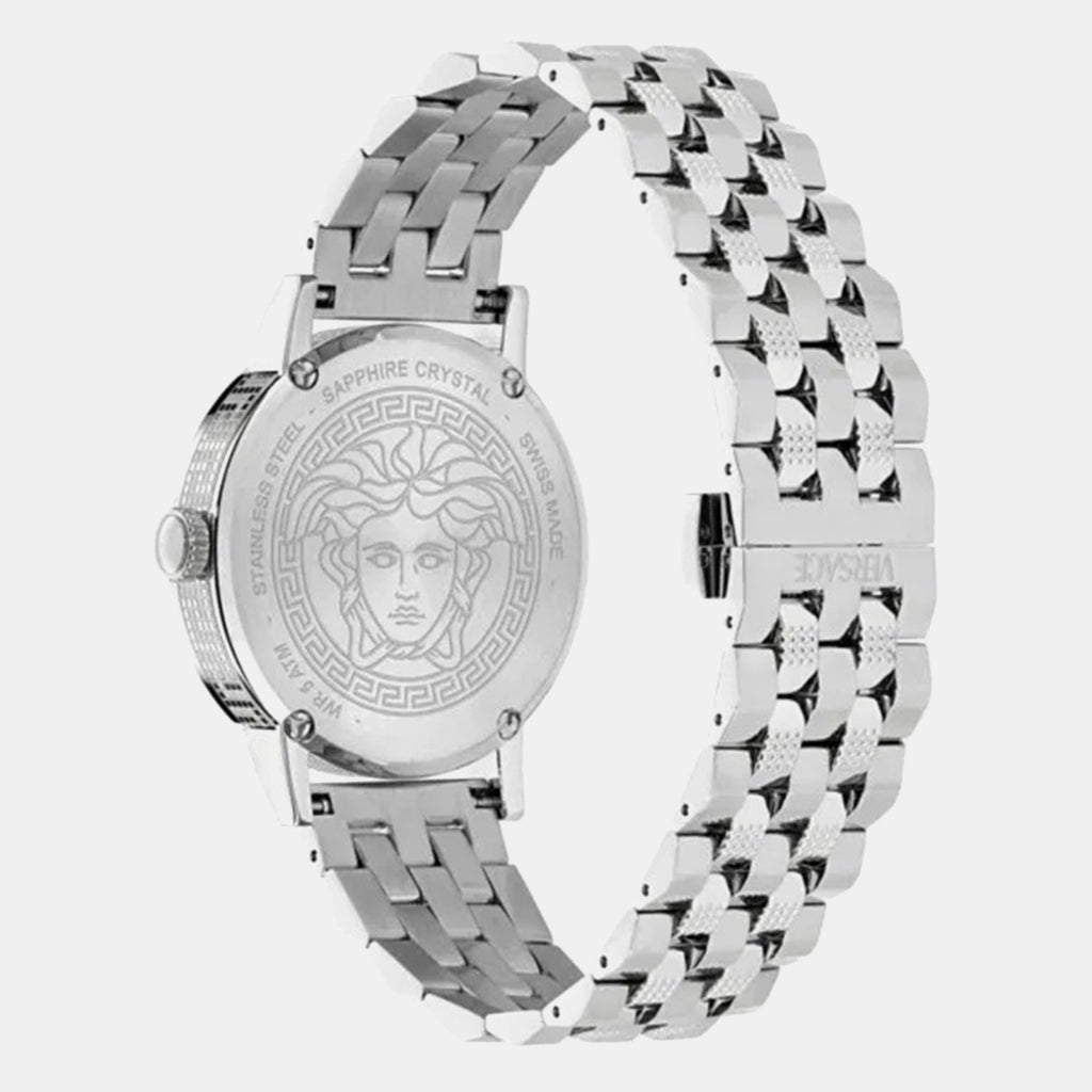 Albireo Men Quartz Blue Dial Analog Stainless Steel Watch VE0T00325