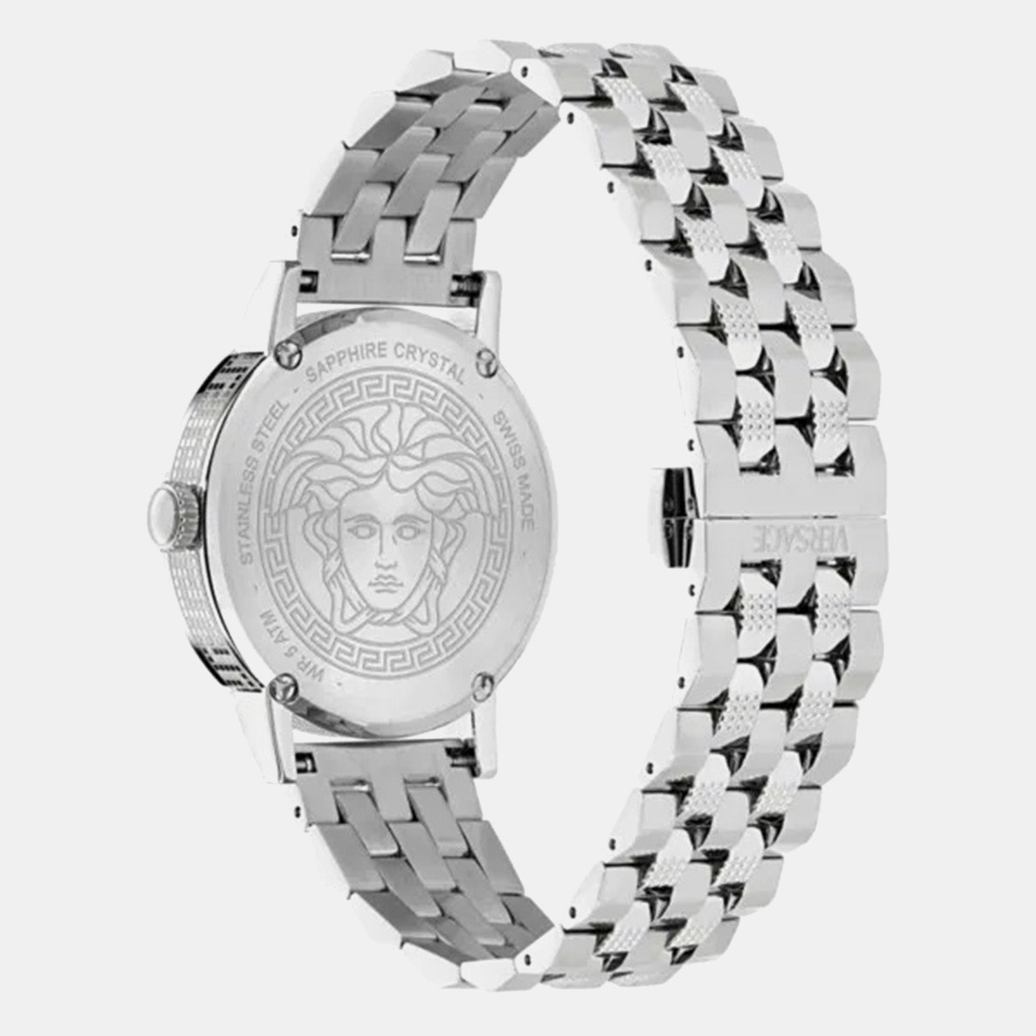 Albireo Men Quartz Blue Dial Analog Stainless Steel Watch VE0T00325