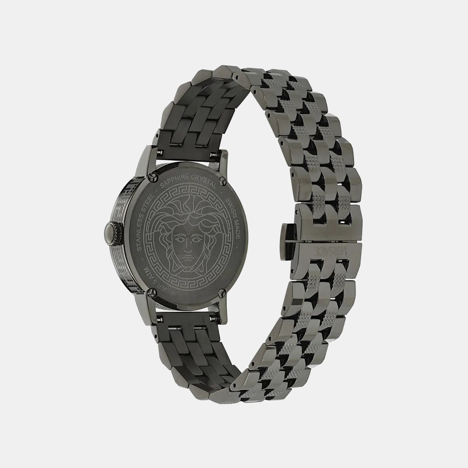 Albireo Men Quartz Grey Dial Analog Recycled Steel Watch VE0T00625