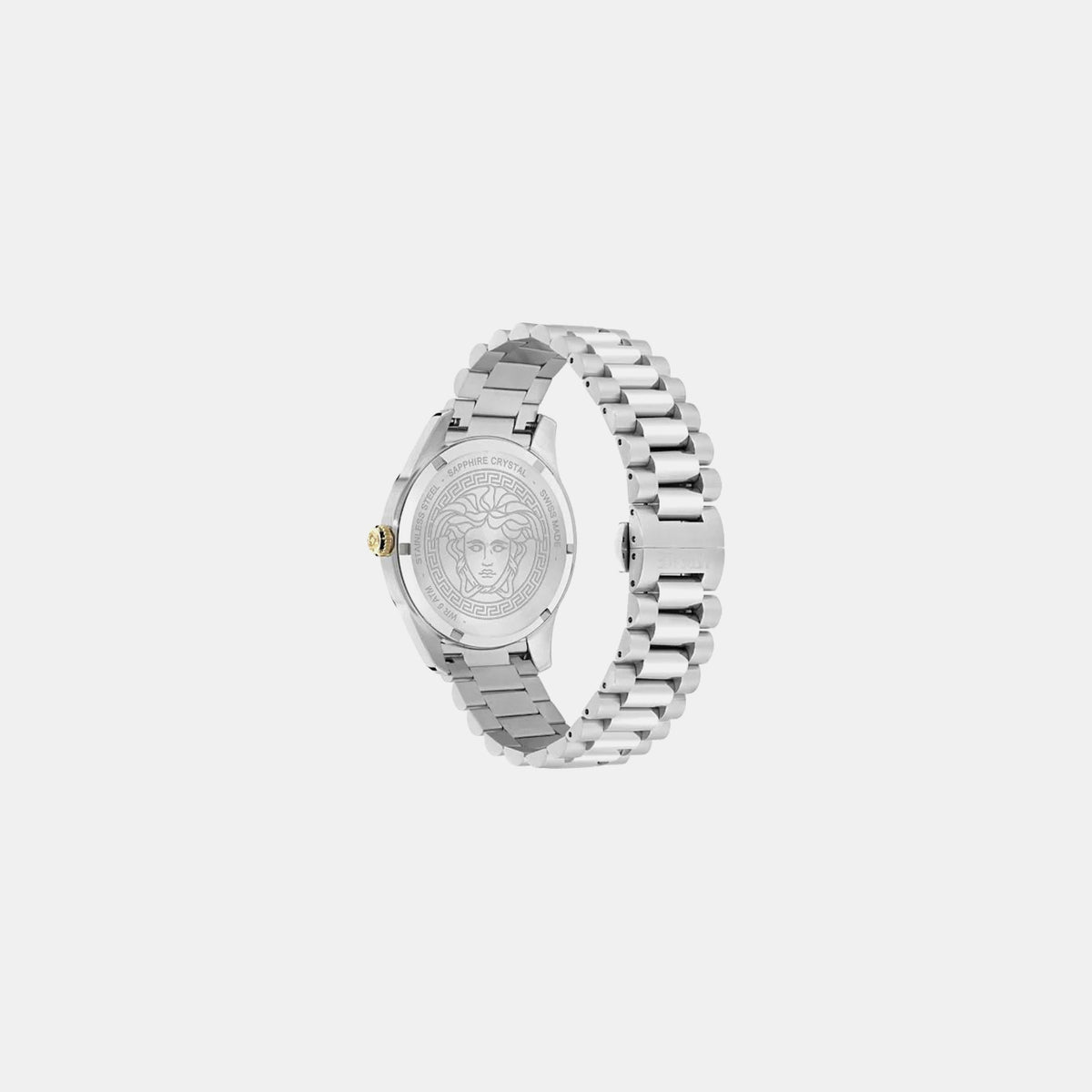 Versace Apodis (Wc-0U) Men Quartz Blue Dial Analog Stainless Steel Watch VE0U00125