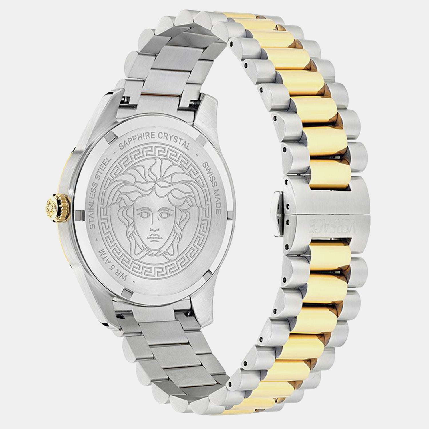 Apodis Men Quartz Green Dial Analog Stainless Steel Watch VE0U00225