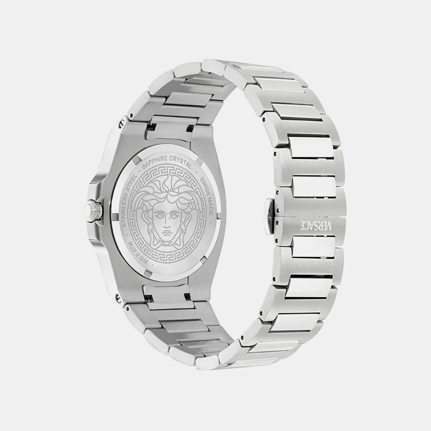 Men Quartz Burgundy Dial Analog Recycled Steel Watch VE0V00125