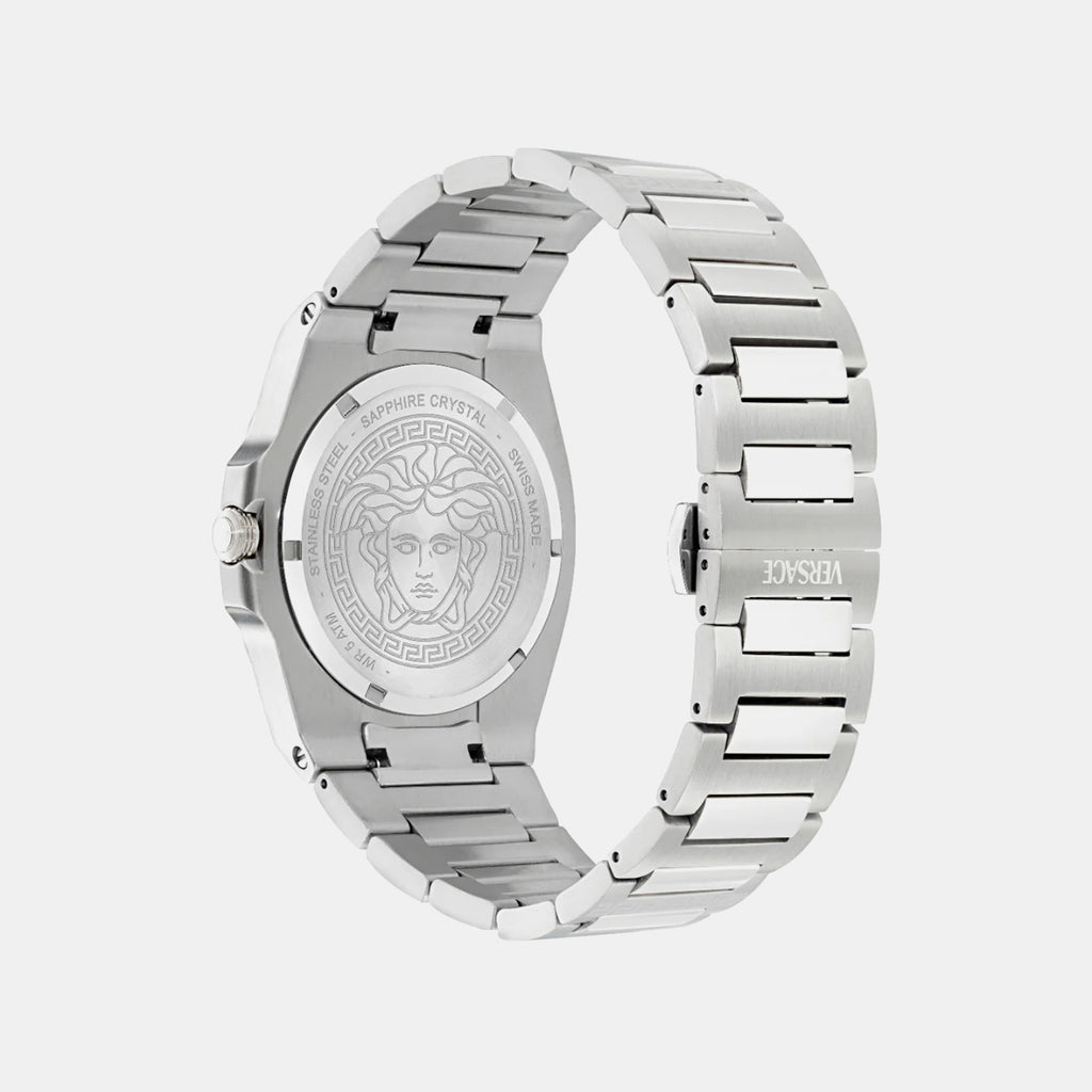 Men Quartz Blue Dial Analog Recycled Steel Watch VE0V00225