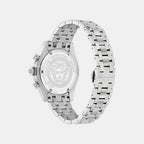 Versace Fornax (Wc-0W) Men Quartz Blue Dial Chronograph Stainless Steel Watch VE0W00325