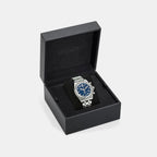 Versace Fornax (Wc-0W) Men Quartz Blue Dial Chronograph Stainless Steel Watch VE0W00325