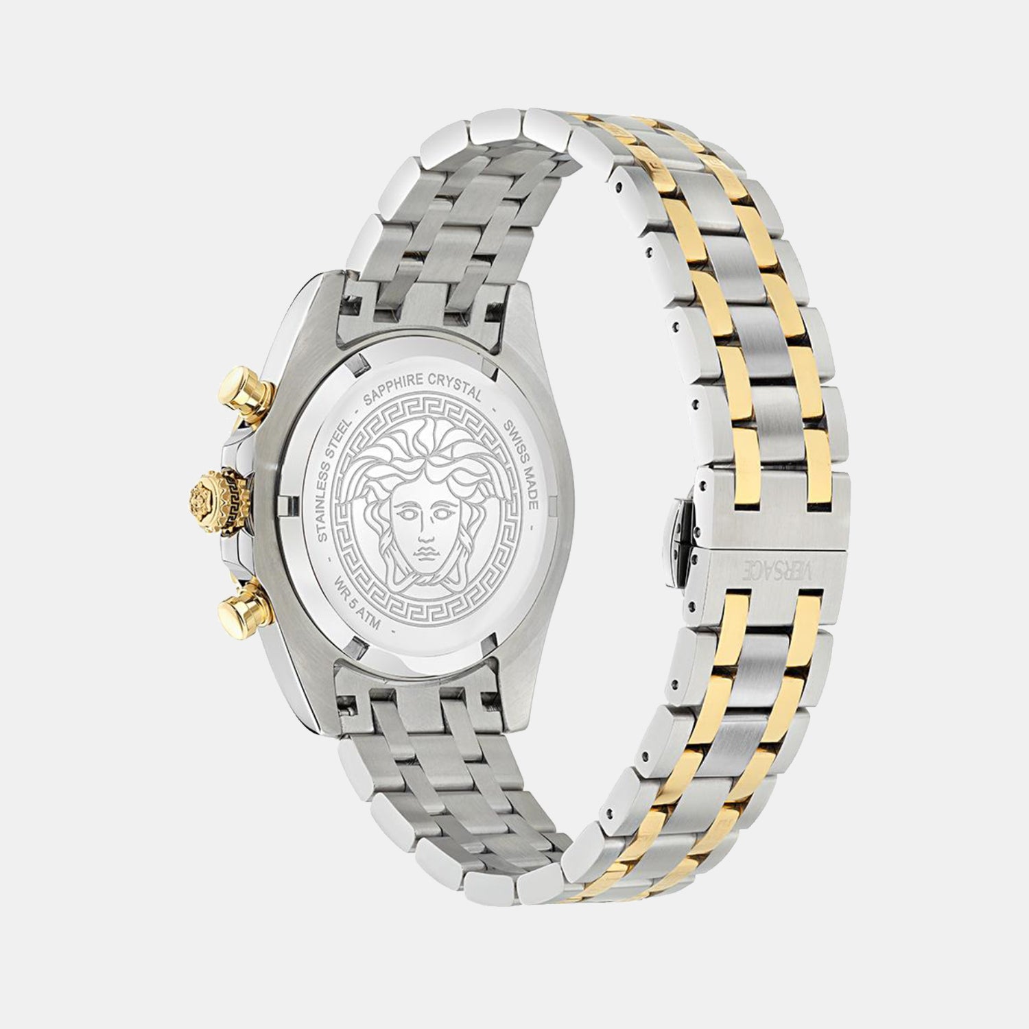 Fornax Men Quartz Green Dial Chronograph Recycled Steel Watch VE0W00425