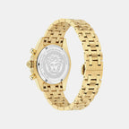 Men Quartz Black Dial Chronograph Recycled Steel Watch VE0W00525