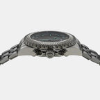 Versace Fornax (Wc-0W) Men Quartz Grey Dial Chronograph Stainless Steel Watch VE0W00625